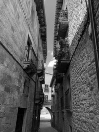 Low angle view of buildings in city