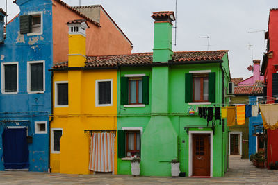 Residential buildings in city