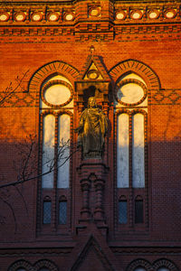 Exterior of old temple building