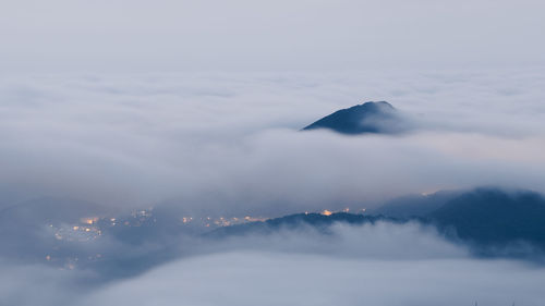 Scenic view of cloudscape against sky