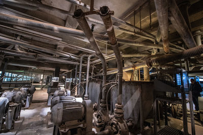 Interior of old factory