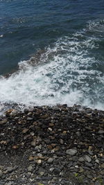 Scenic view of sea waves