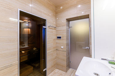 Interior of bathroom