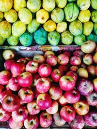 Full frame shot of apples