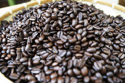 Close-up of coffee beans