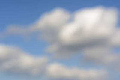 Defocused image of sky