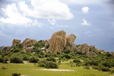 Scenic view of landscape against sky