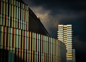 Low angle view of building against sky