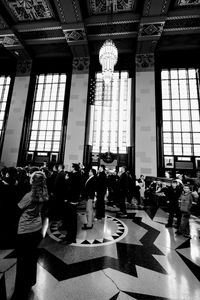 People in temple