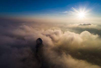 Low angle view of clouds in sky