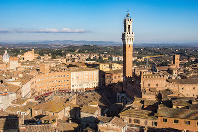 Aerial view of cityscape