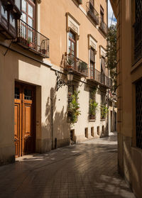 Street amidst buildings in town