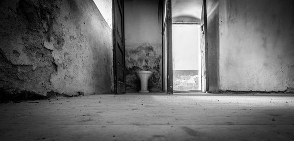 Interior of abandoned house