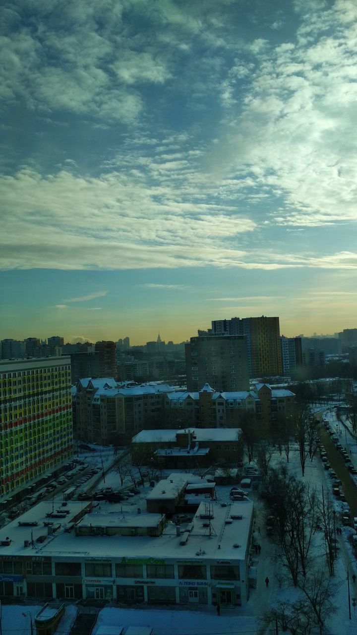 CITYSCAPE AGAINST SKY DURING SUNSET