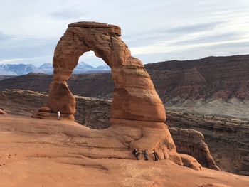 View of rock formation