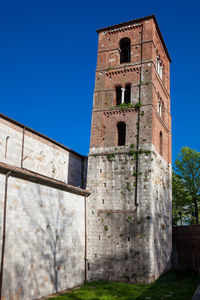 Old building against blue sky