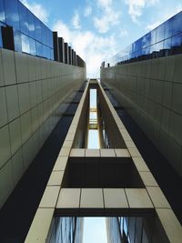 View of city street against sky
