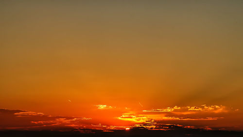 Scenic view of sky at sunset