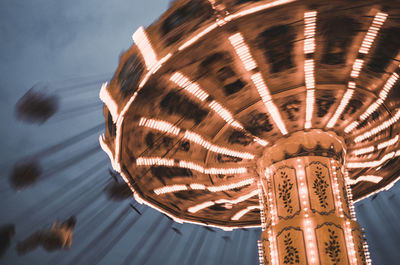 Low angle view of ferris wheel