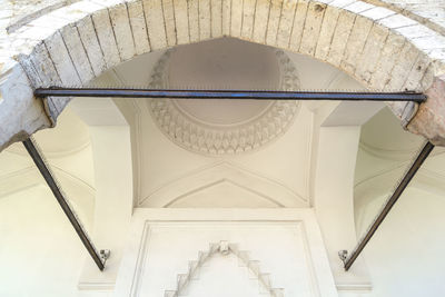 Low angle view of ceiling in building