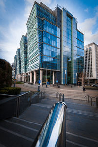 Modern office building against sky
