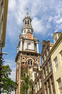 Low angle view of buildings against sky