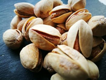 Close-up of nuts on table