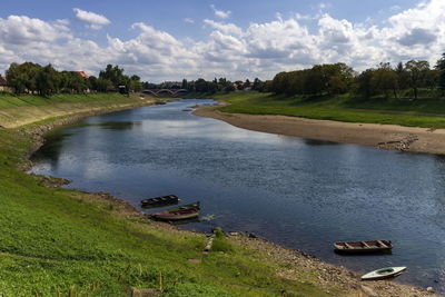 River kupa and old brodge in sisak by day, croatia