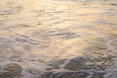 High angle view of beach