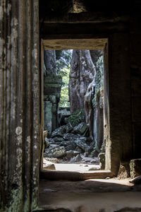 Corridor of old building