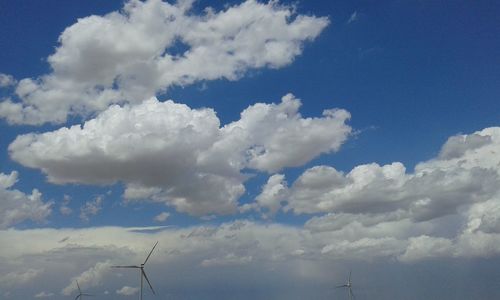 Low angle view of clouds in sky