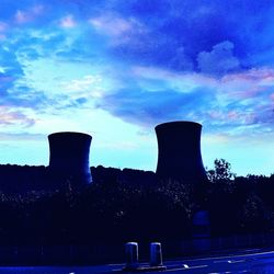 Clouds in blue sky