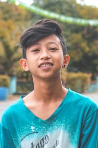 Portrait of a smiling young man