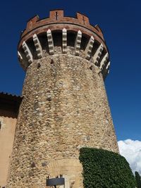 Low angle view of historical building against sky