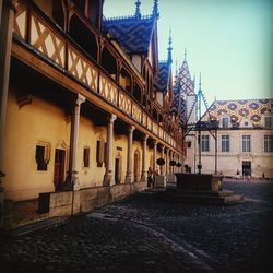 View of old building in city