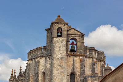 Low angle view of historic building against sky