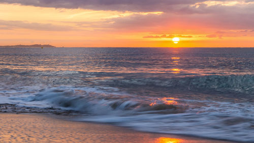 Dream sunrise at the sea spain vacation summer