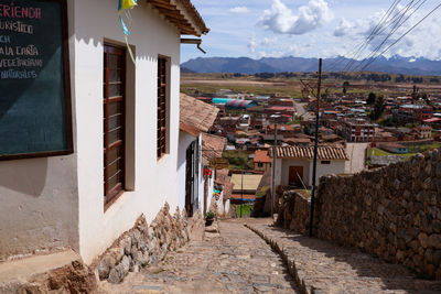 Street amidst buildings