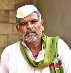 Portrait of man in traditional clothes
