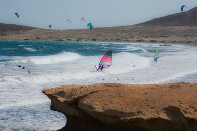 People on beach