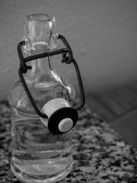 Close-up of water in jar