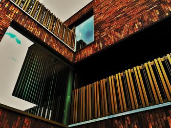 Low angle view of building against sky