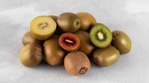 Close-up of fruits on table