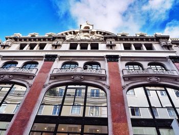 Low angle view of building against sky