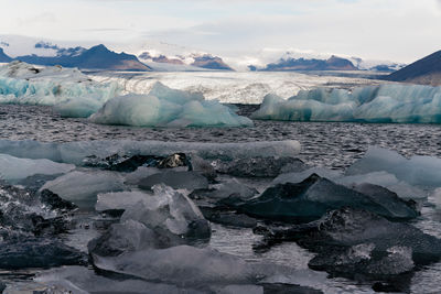 Jökulsárlón glacier lake in iceland