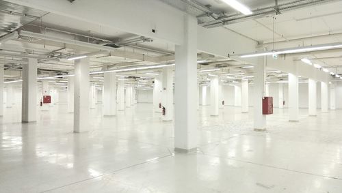 Interior of subway station