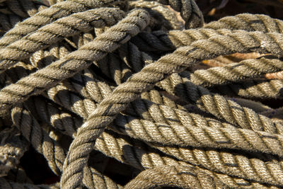 Detail shot of ropes