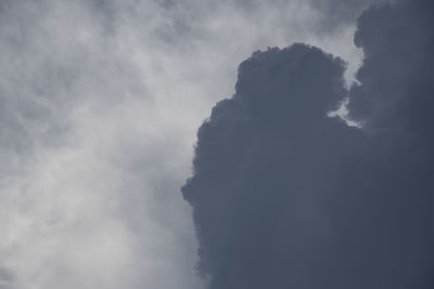 Low angle view of storm clouds in sky