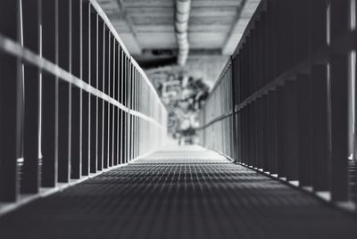 Footbridge in corridor