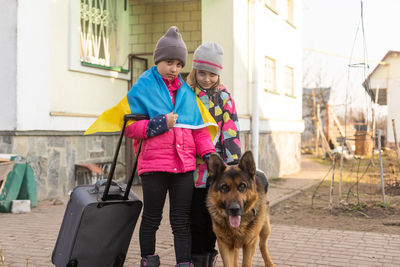 Ukrainian refugees escaping to europe during russian war